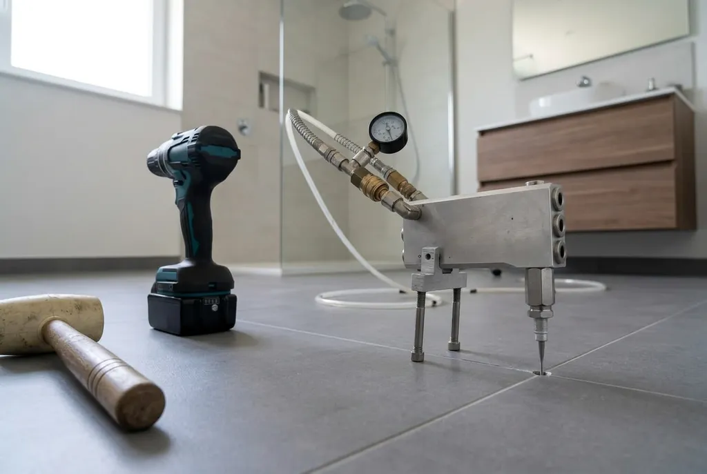 Kitbedrijf Landsmeer – holle tegels injecteren